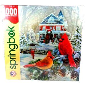 Springbok Cardinal Holiday Retreat 1000 pc Jigsaw Puzzle 24 x 30 New SEALED